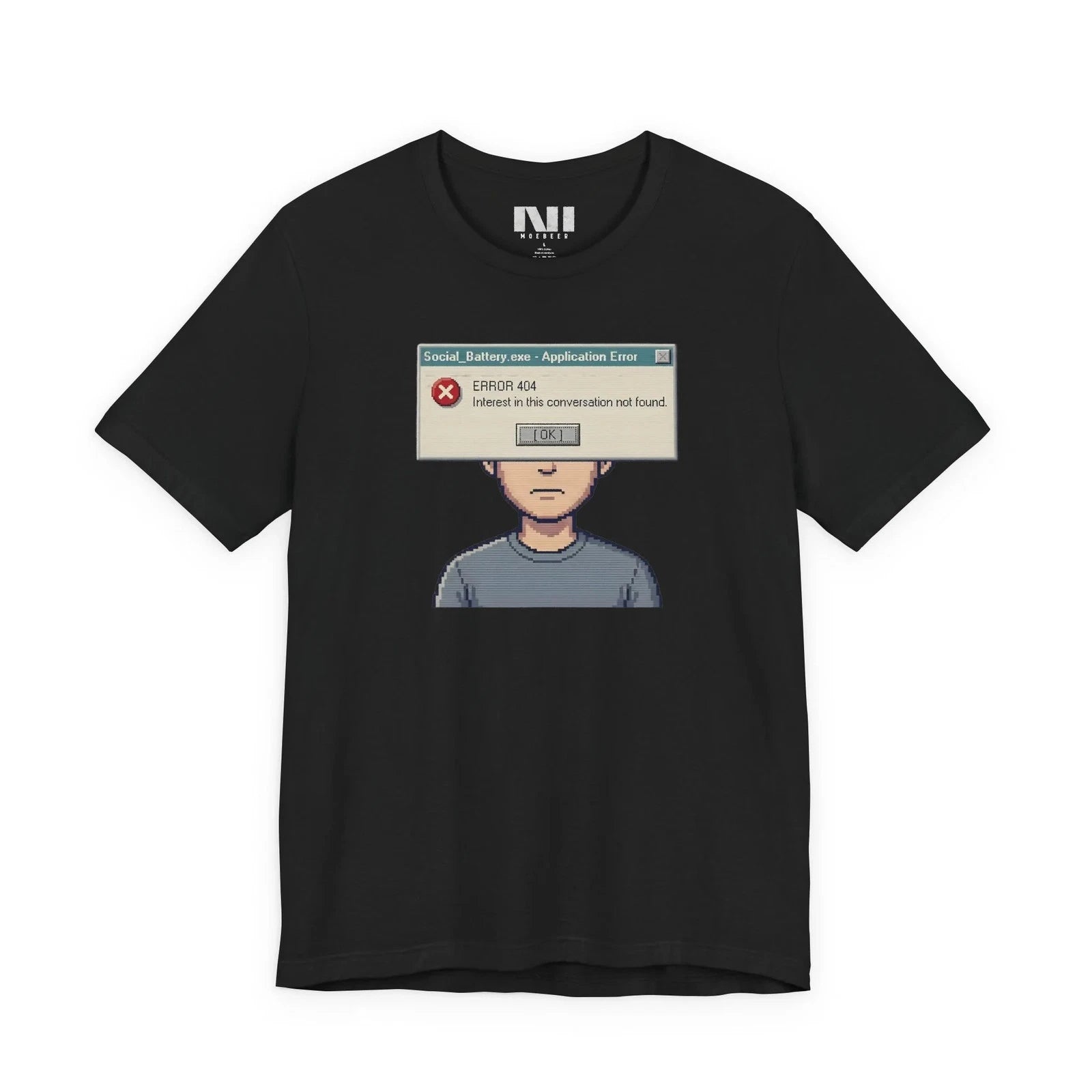 Funny Introvert T-Shirt Interest Not Found Sarcastic Graphic Tee MOEBEER