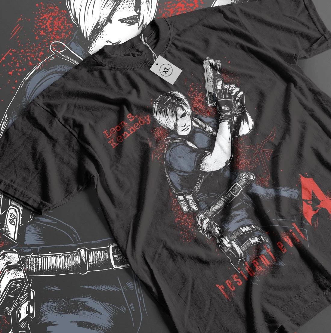 Resident Evil  T-shirt Ada Wong Buhonero  Horror Anime Manga Gift Shirt All Size