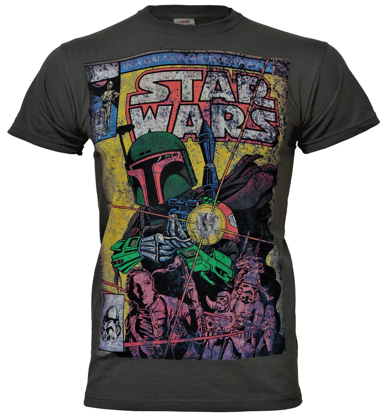 Official Star Wars T Shirt Comic Cover Boba Fett New Hope Original Small Medium