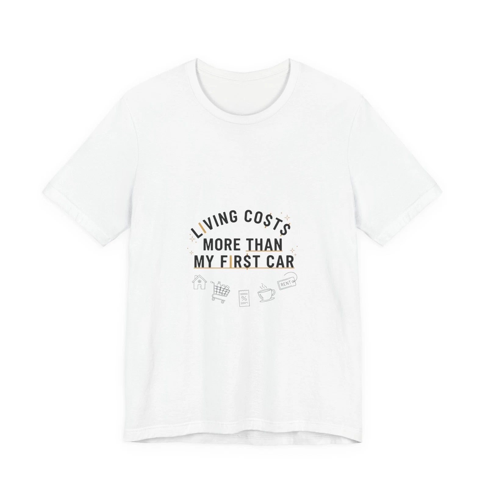 Cost of Living Humor, Inflation Meme Tee