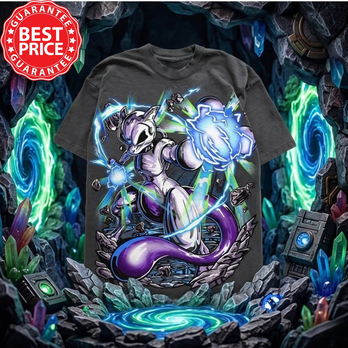 HOT NEW ITEM! Warren Lotas Pokemon Mew2 Fan Made Shirt All Size S-5XL
