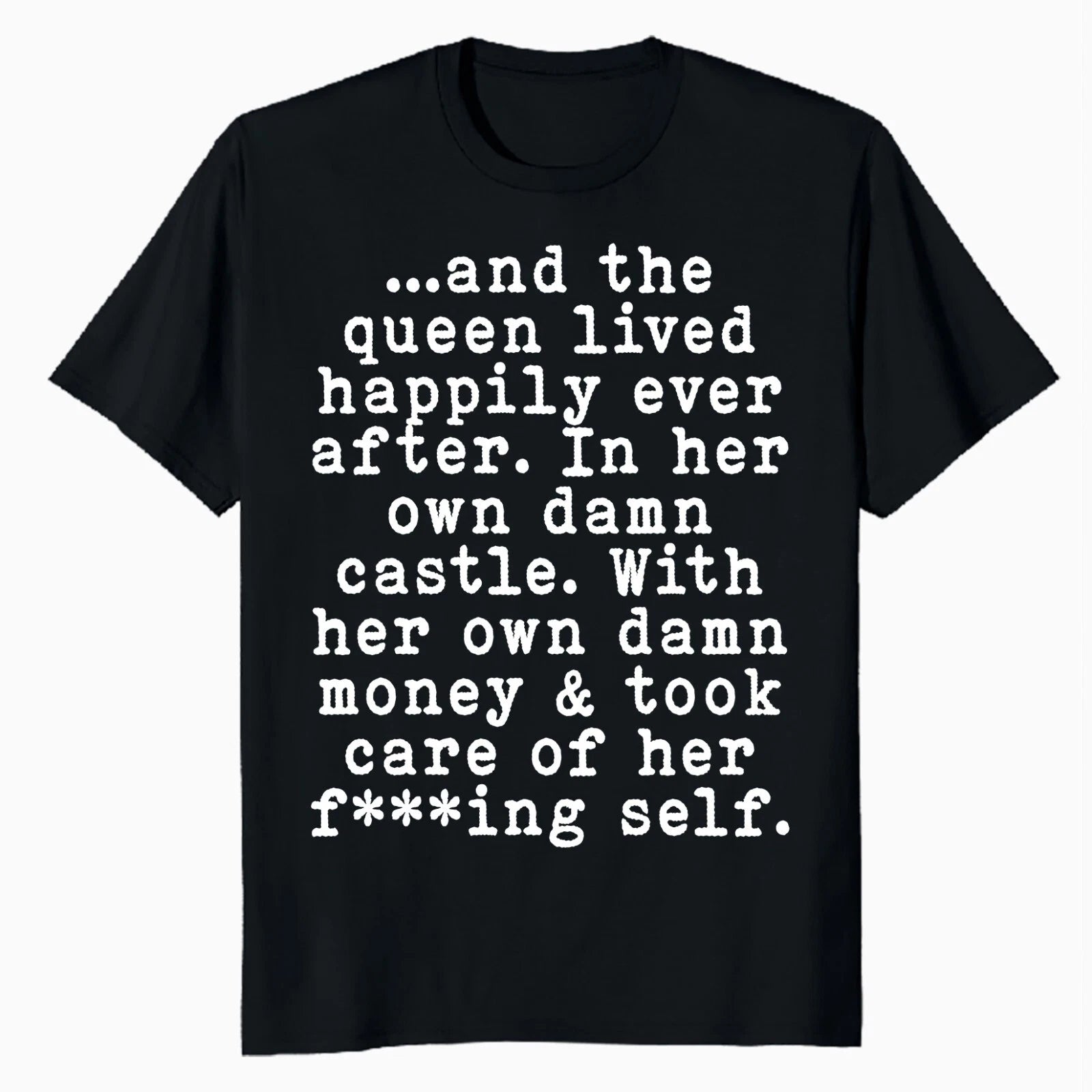 Funny Sarcastic Feminist Queen Empowerment Mens T-Shirt Costume Retro 80s Shirts