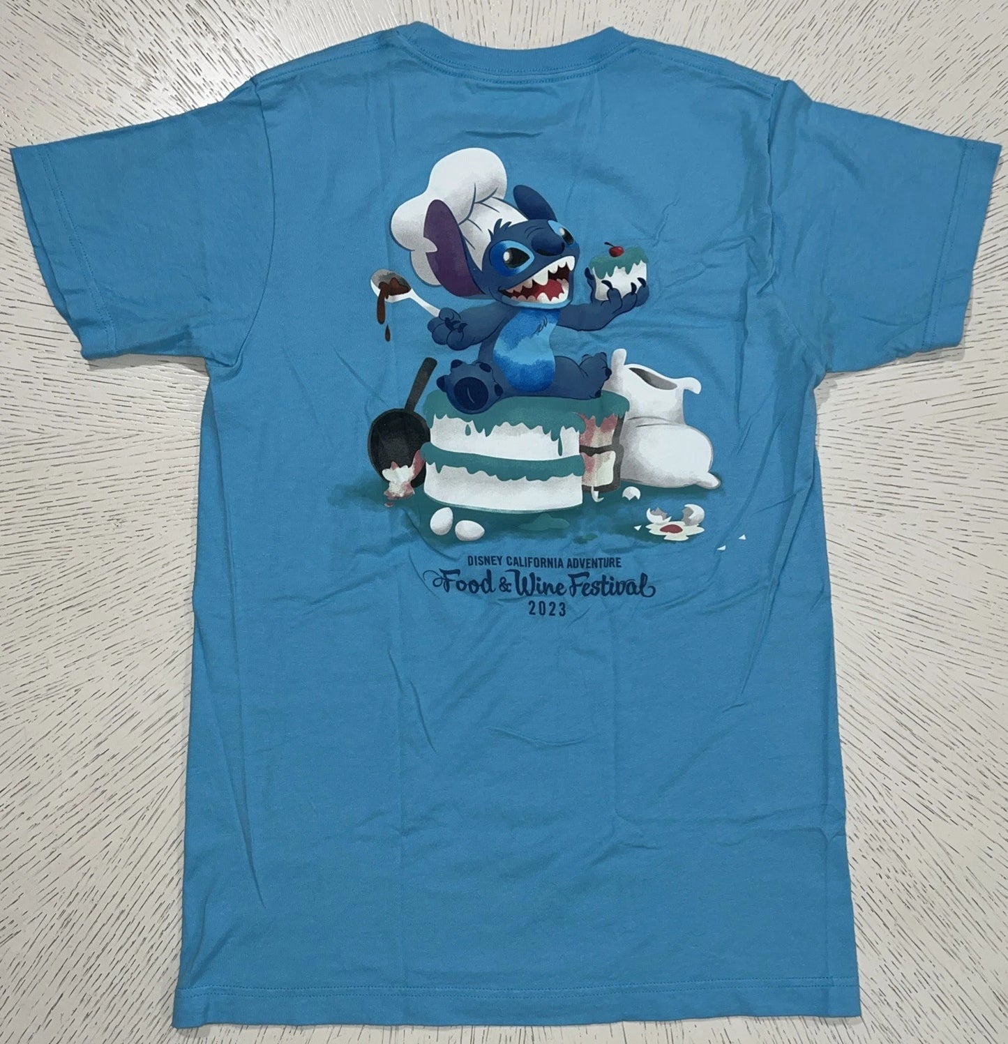 Disney California Adventure Food Wine Festival 2023 T Shirt Men’s Small Stitch