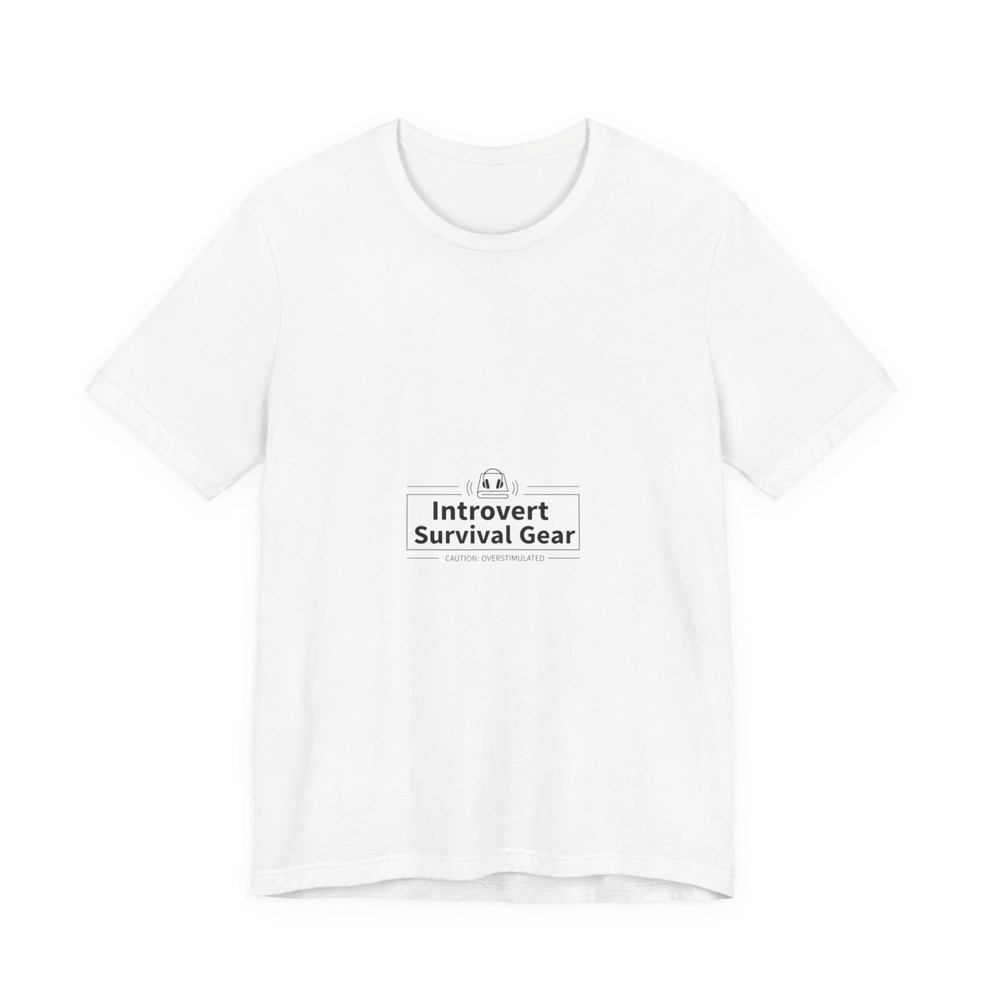 Introvert Survival Gear Tee | boundary gear, social anxiety humor