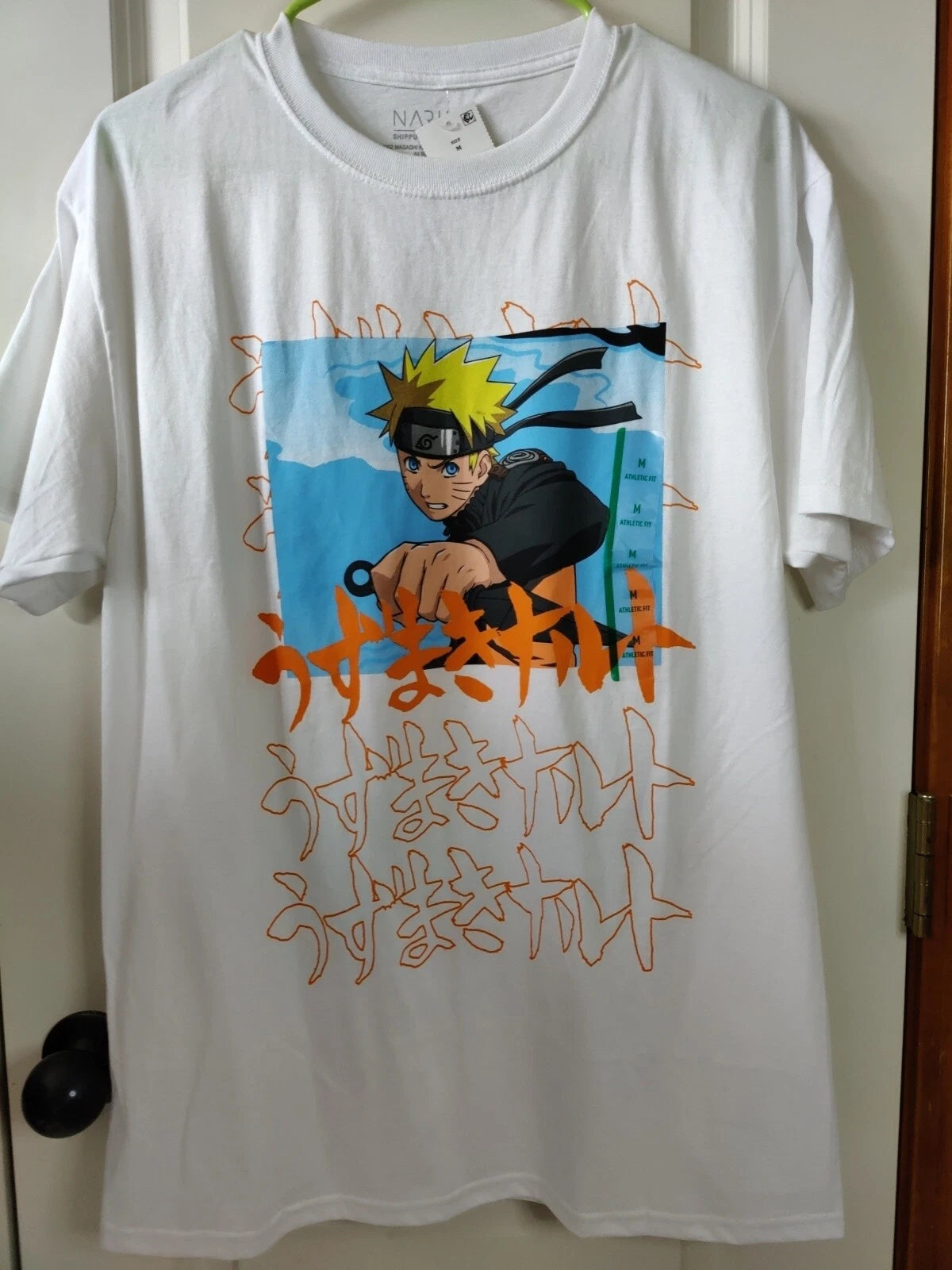 Naruto Shippuden Collection TShirt Size Medium T-Shirt White NWT Free Shipping