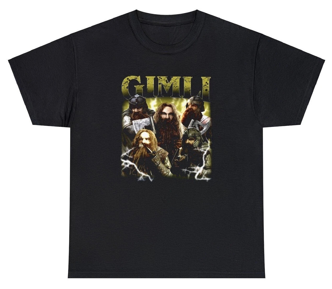Gimli T Shirt Funny Lord of the Rings Fan Show John Rhys-Davies Graphic Gift Tee