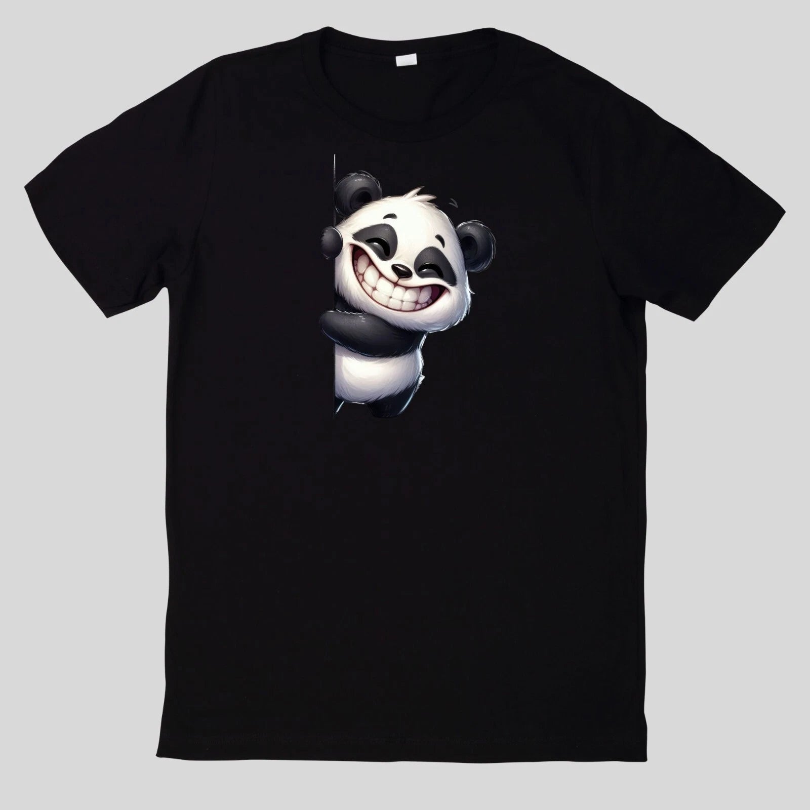 Funny Animals Peeking Around The Corner Funny Cartoon T-Shirt