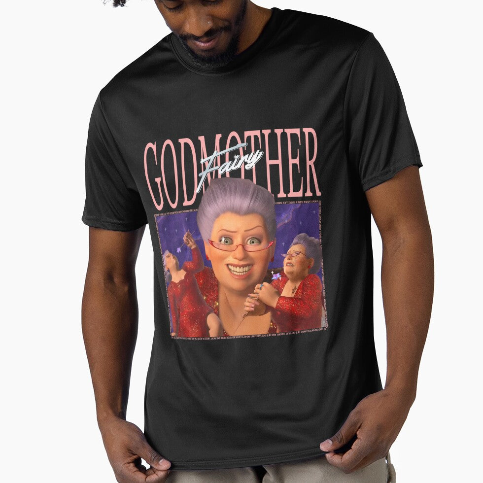 Fairy Godmother Retro Hip Hop T Shirt by Baujangles