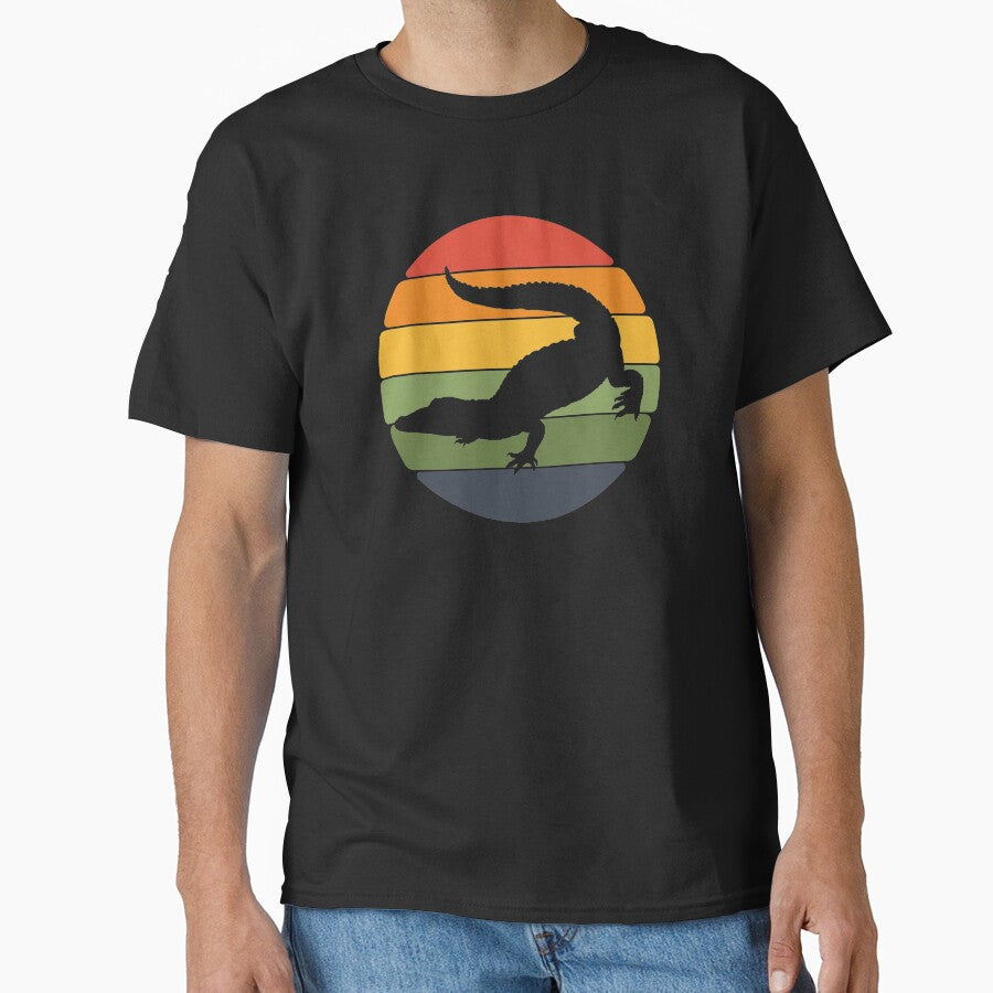 Crocodile Retro Alligator Reptile Animal by Bendthetrend