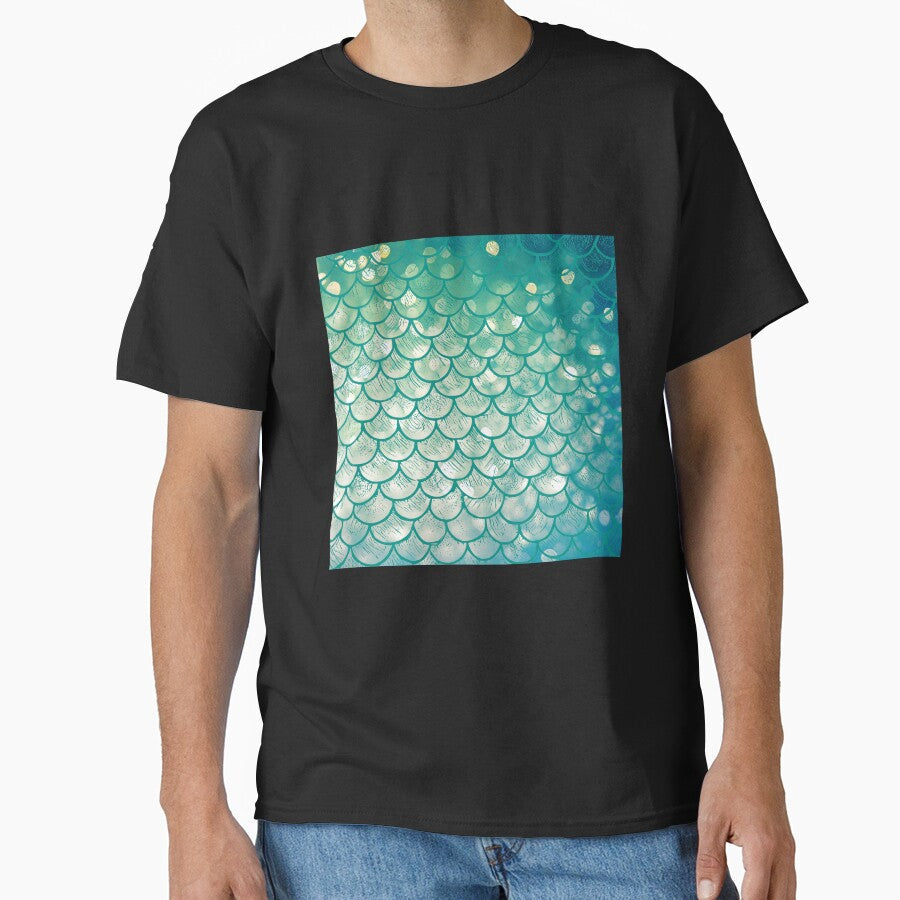 Printed image of Bokeh Mermaid Tail pattern by JaReVa
