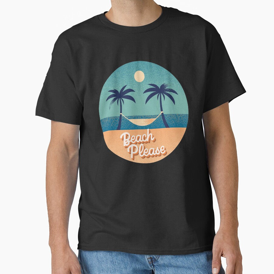 Scenic Beach Printed Graphic T-Shirt by KARSCORP