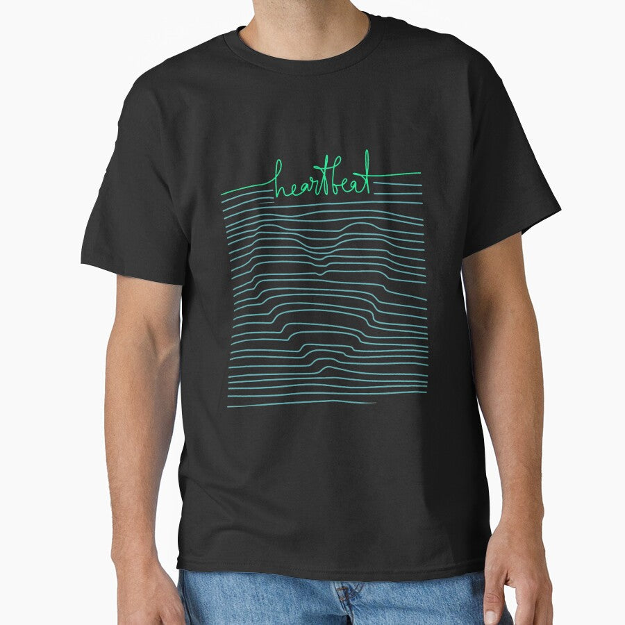 Heartbeat Printed Graphic T-Shirt by KARSCORP