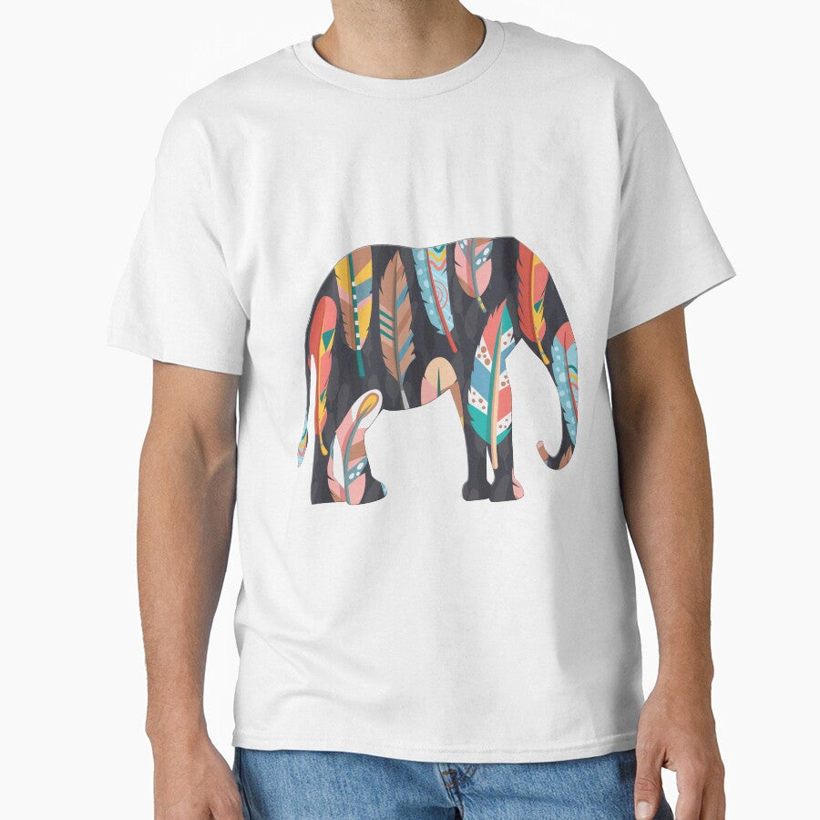 Boho Elephant Feathers by koshea23