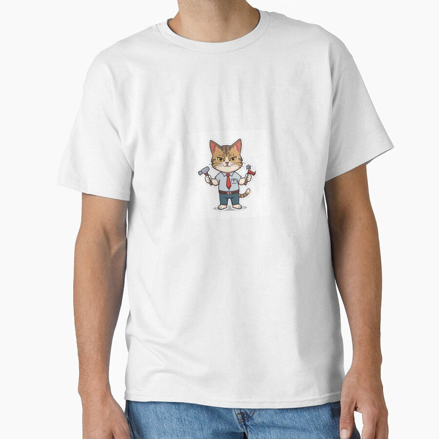 Office cat by Line & Prime Paws