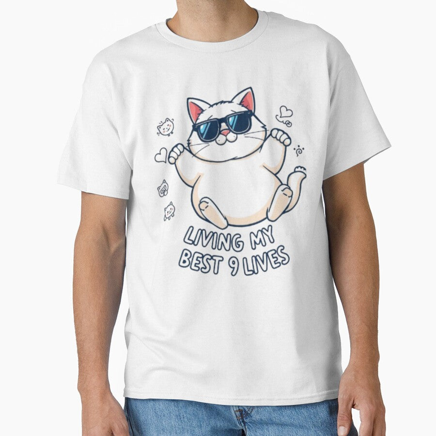 Gumbus Funny Cat / Living My Best 9 Lives Meme by MystiColo