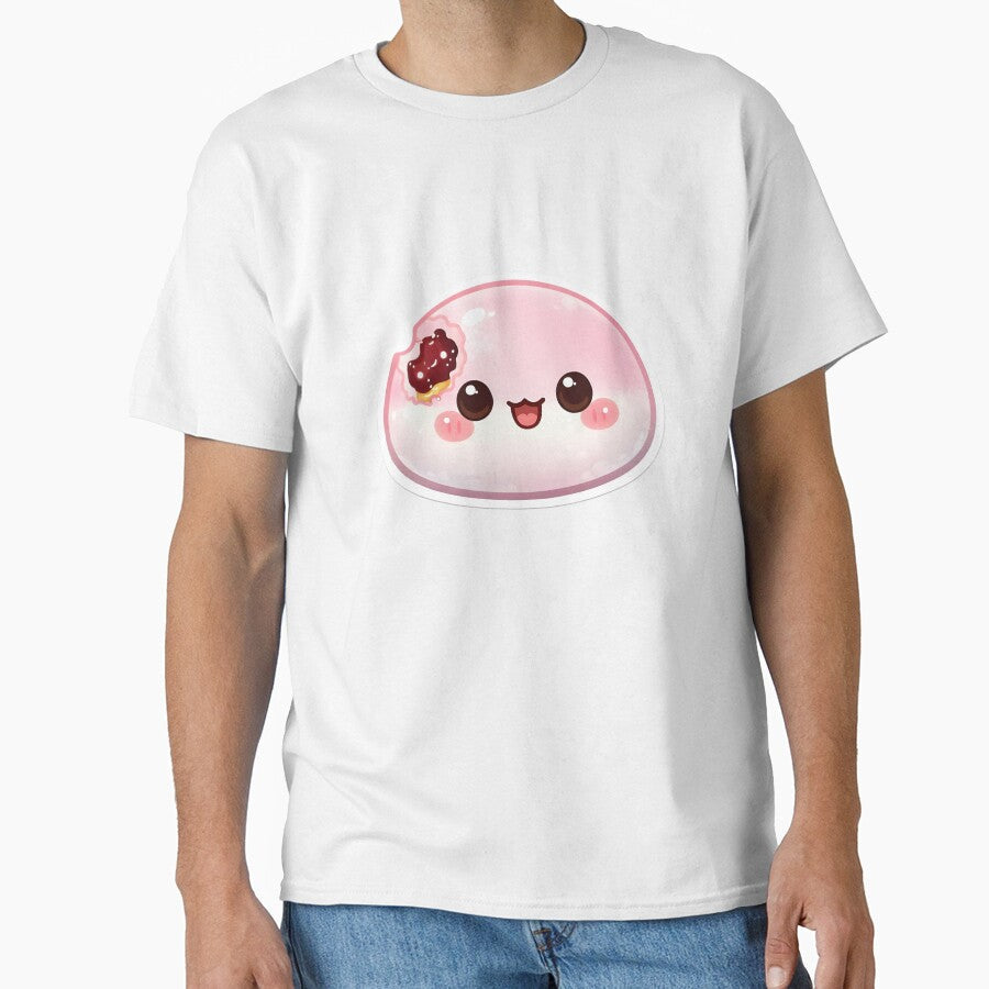 Cute Mochi Character – Kawaii Japanese Dessert Sticker by DesignEG