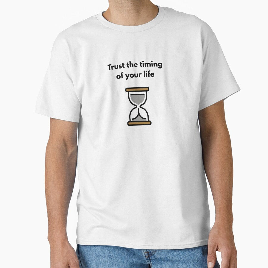 Trust the Timing of Your Life Quote – Inspirational Patience & Self Growth Design by iccdesignsshop