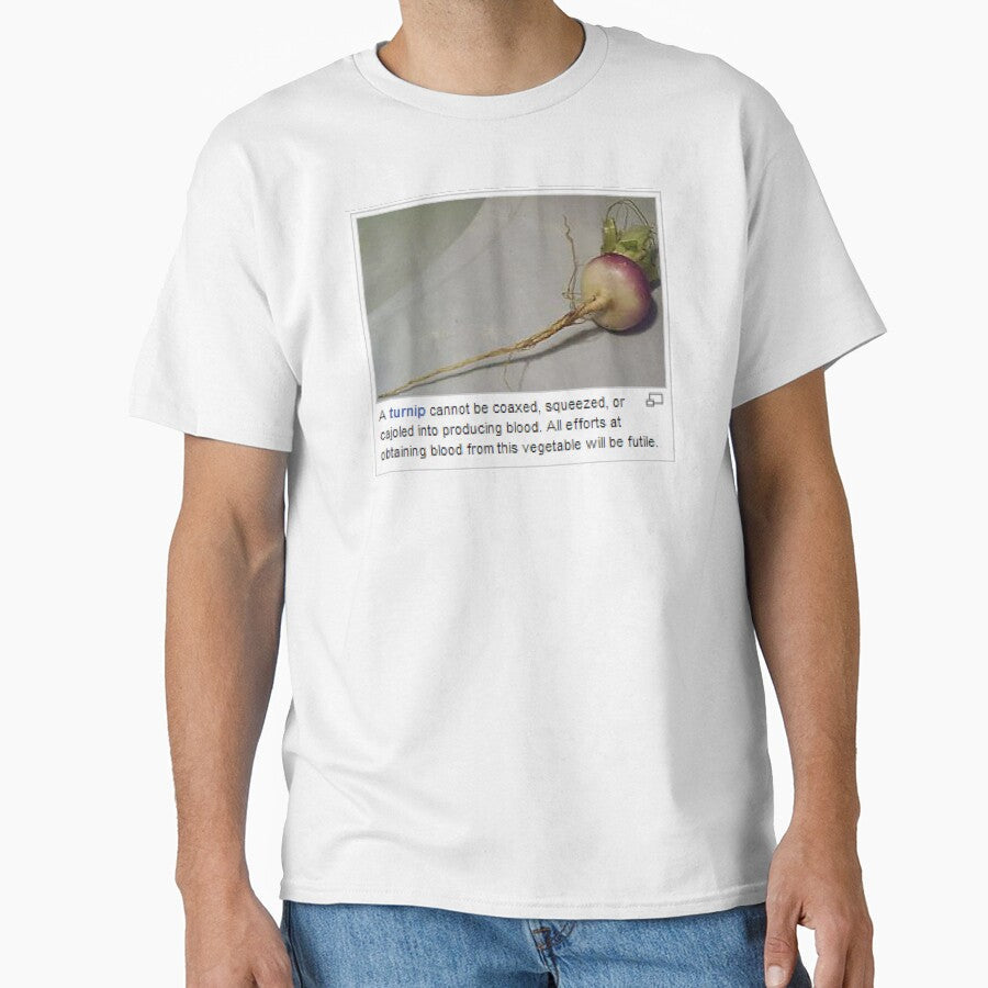 a turnip cannot be coaxed into producing blood. by b0ykult