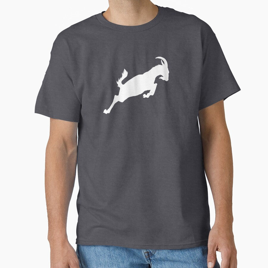 Leaping Goat Silhouette by Pixelvania