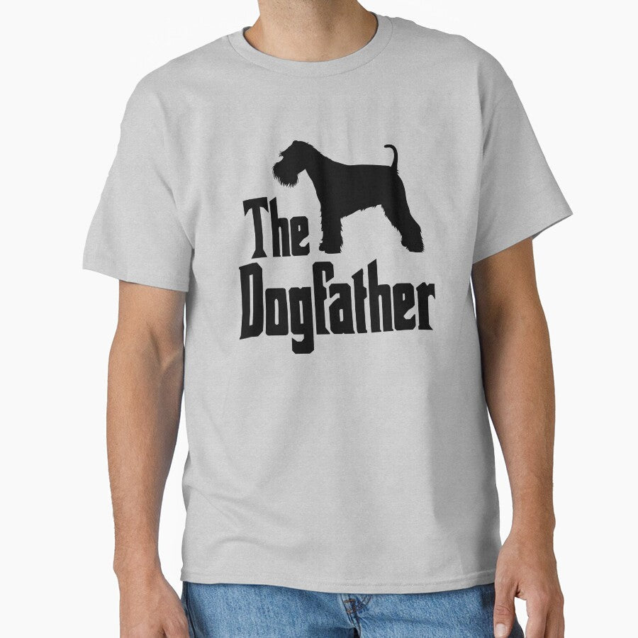 The Dogfather - Miniature Schnauzer, funny dog gift idea by HEJAshirts