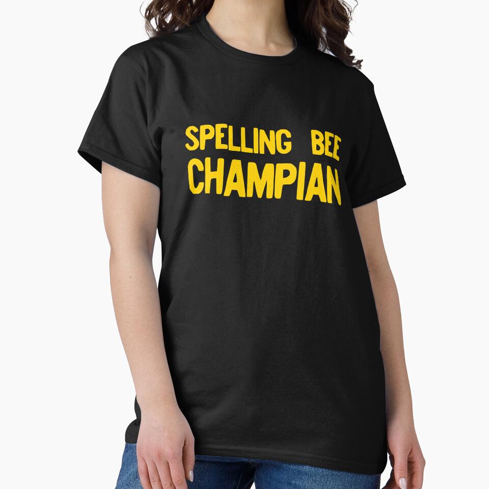 Spelling Bee Champian Funny Champion Misspelled Ironic  graphic by NoveltyMerch