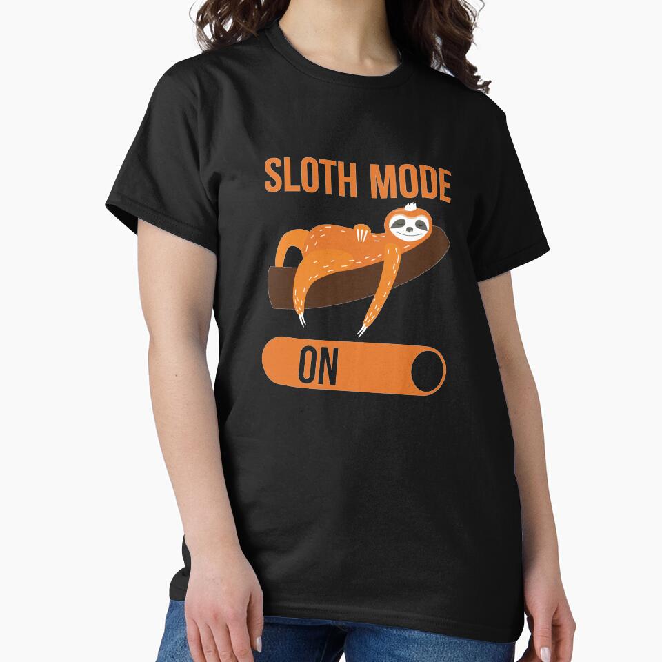 Sloth Mode On I Like Naps Slogan by thecooltable