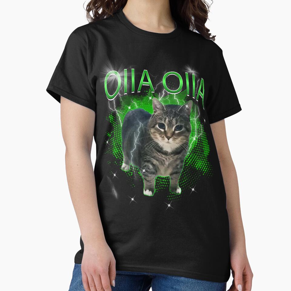 Copy of Spinning Cat OIIA OIIA Electric Funny Meme Cat Meme Inspired Design by Damcoc