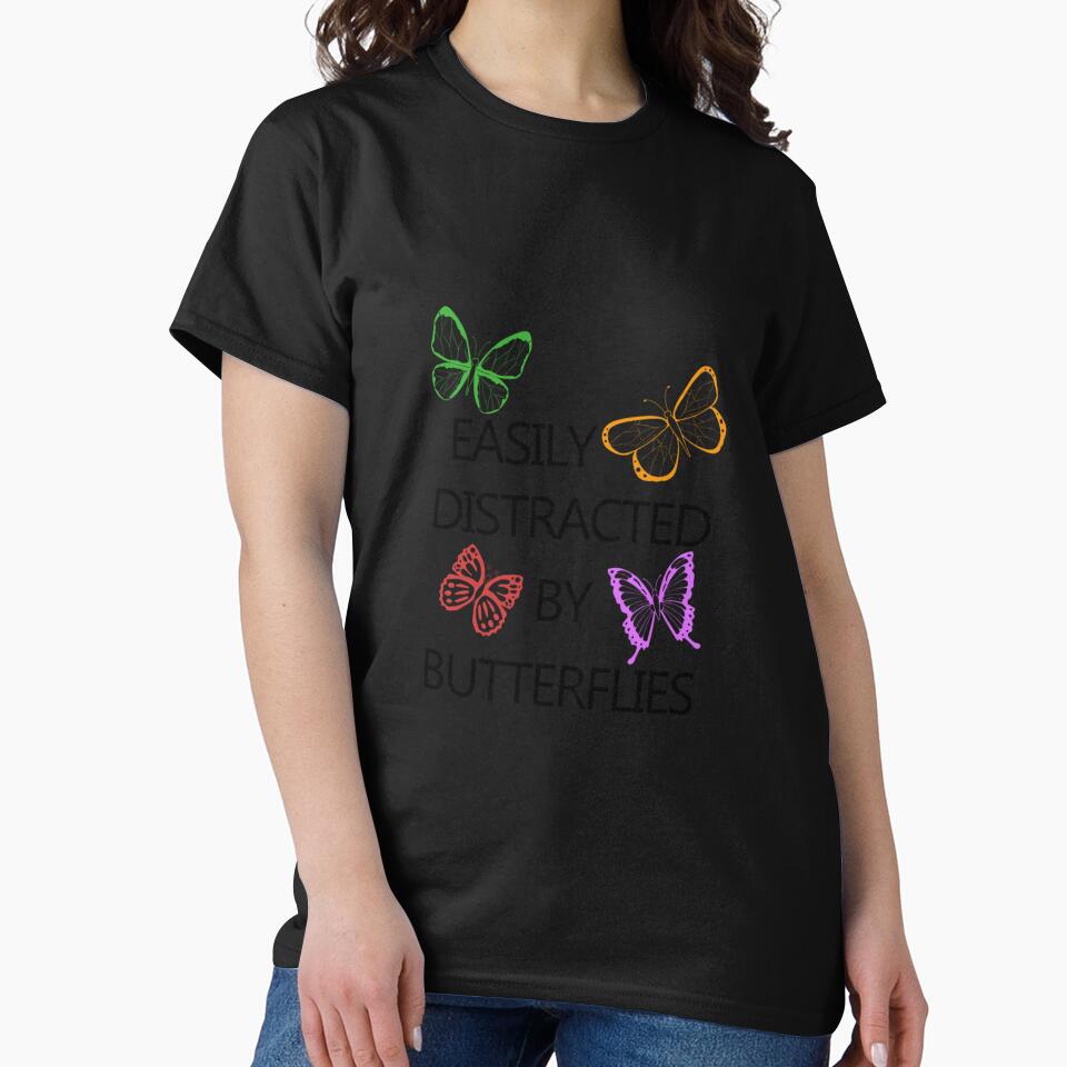 DISTRACTED BY BUTTERFLIES IRONIC QUOTE NATURE by sobriowslen