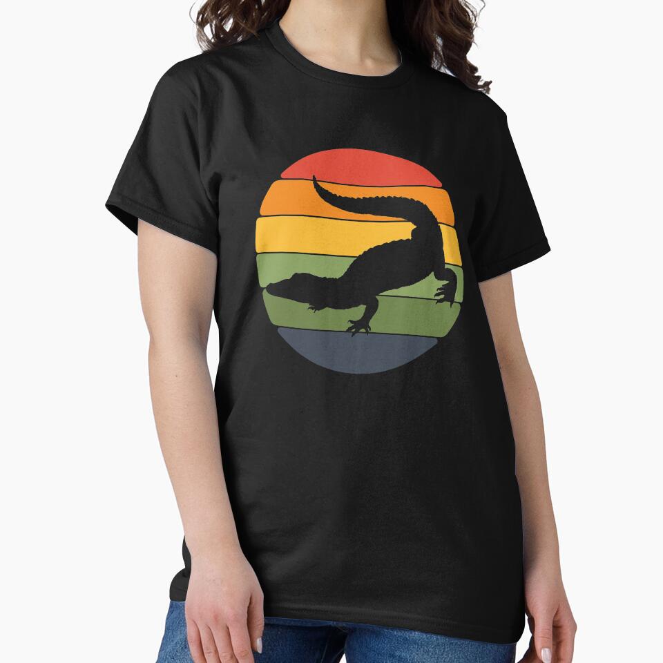 Crocodile Retro Alligator Reptile Animal by Bendthetrend