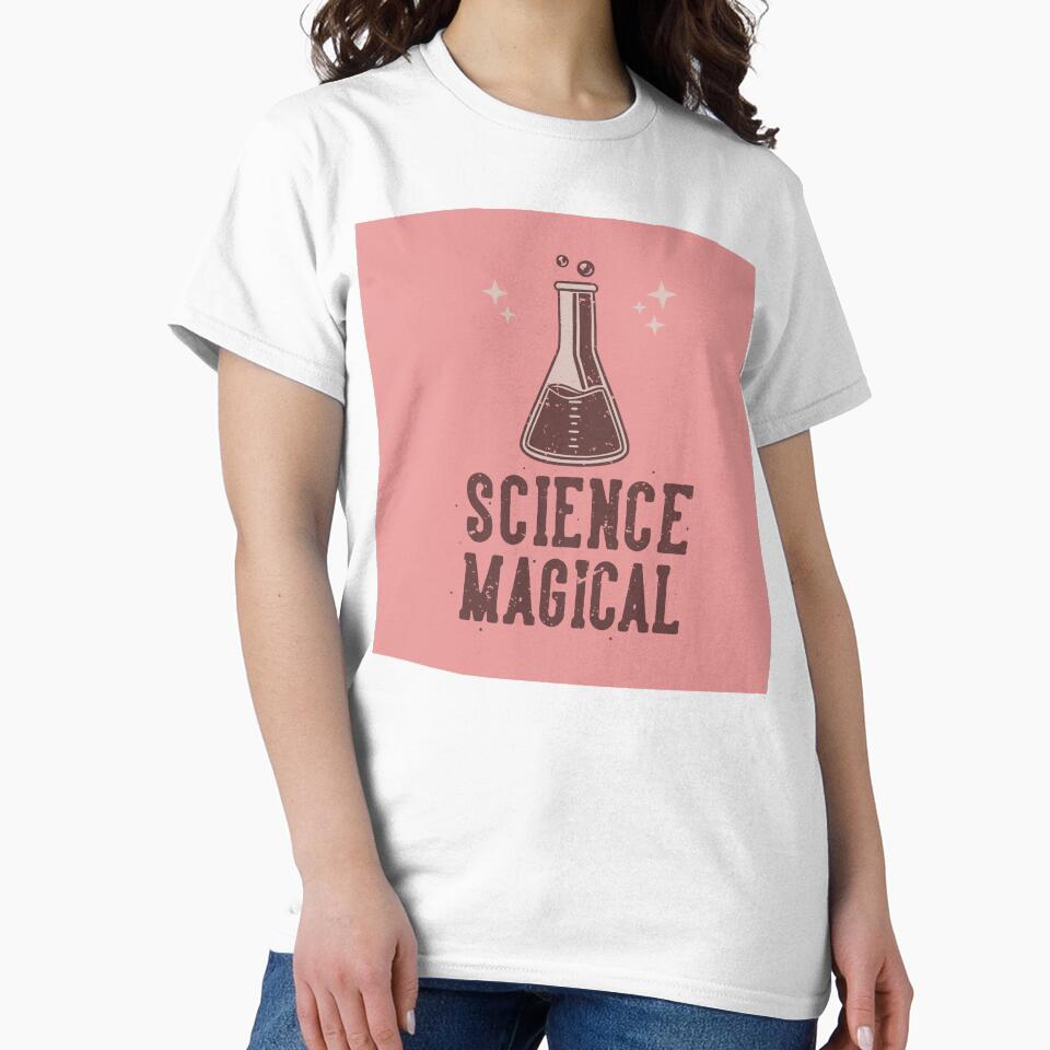 Vintage Slogan Science Magical by Peekonet