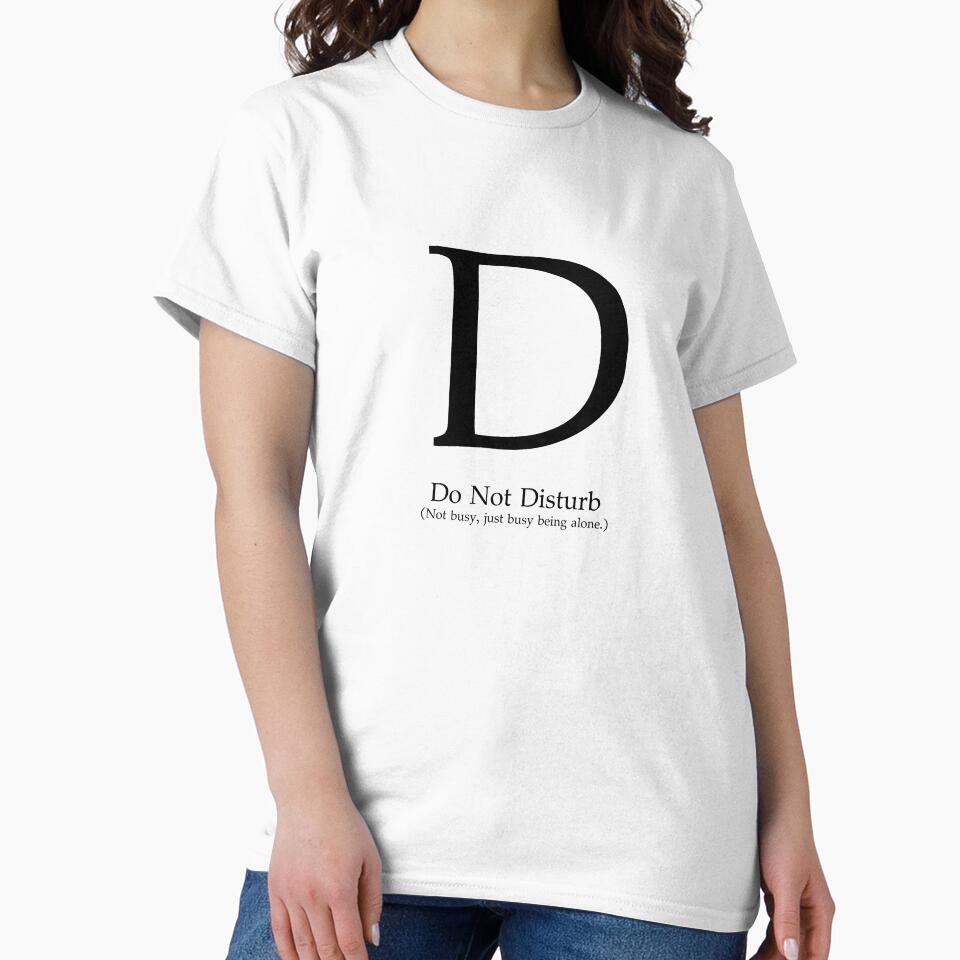 Letter D Do Not Disturb Mind by AVO-SOURCE