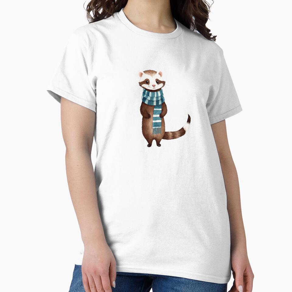 Watercolor Animal Character in Outfit by Victoria Riabov