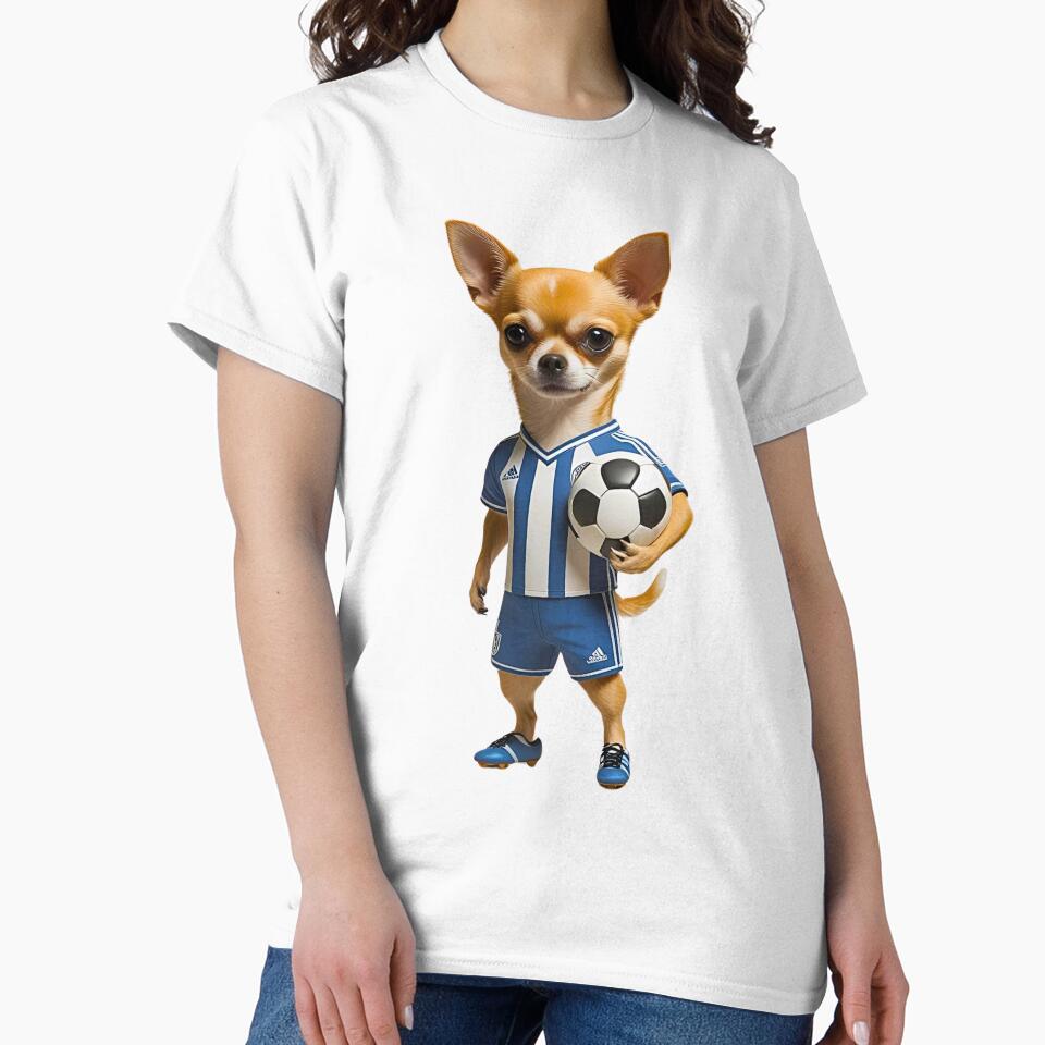 Chihuahua Soccer Star – Funny Dog Sports Design for Soccer Lovers by Fredster1966