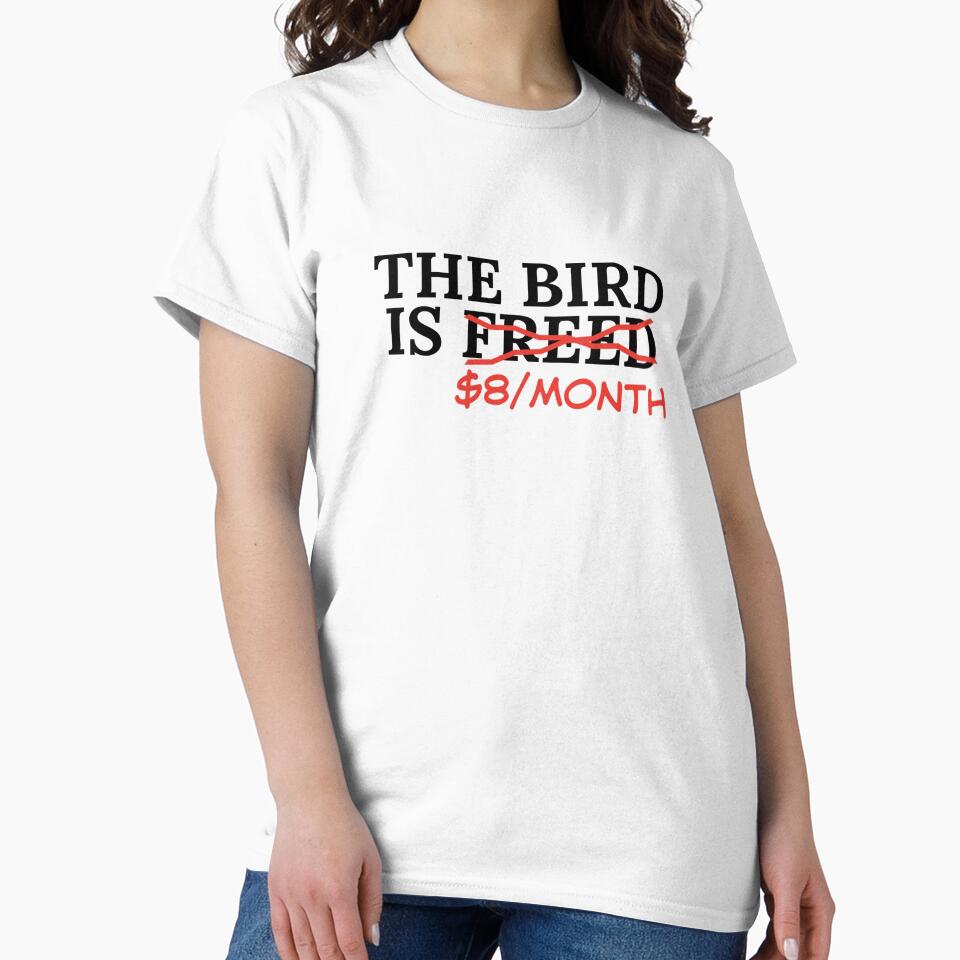 Free Speech Eight Dollars per Month The Bird is Freed by The Junto Shop