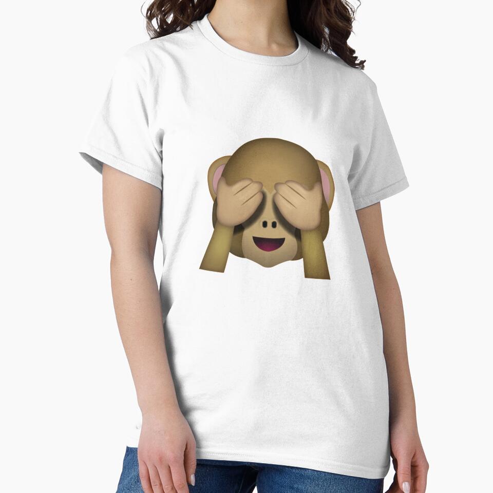 See No Evil Monkey Emoji by PrintPress