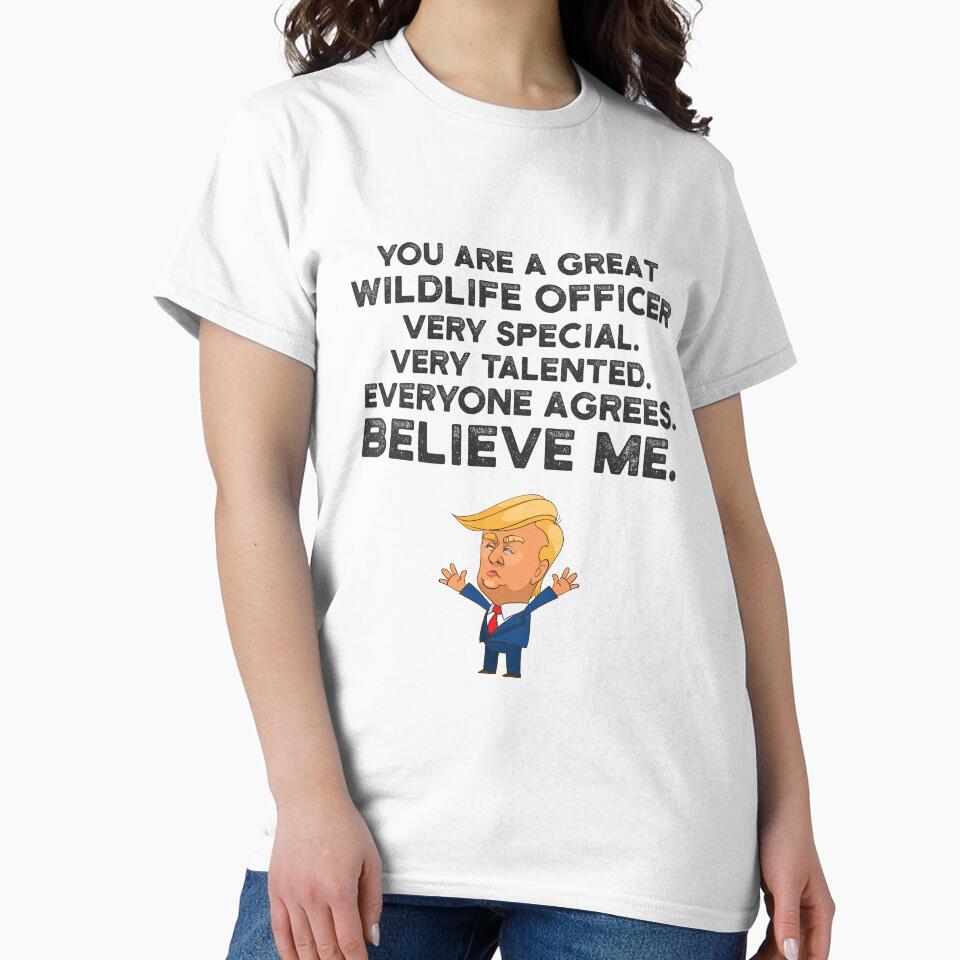 Wildlife Officer Funny Trump by UneDesigns