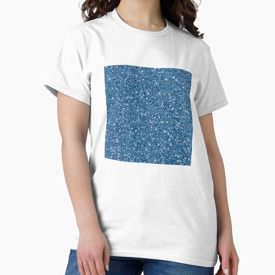 Printed image of sparkling blue glitter v23 by JaReVa