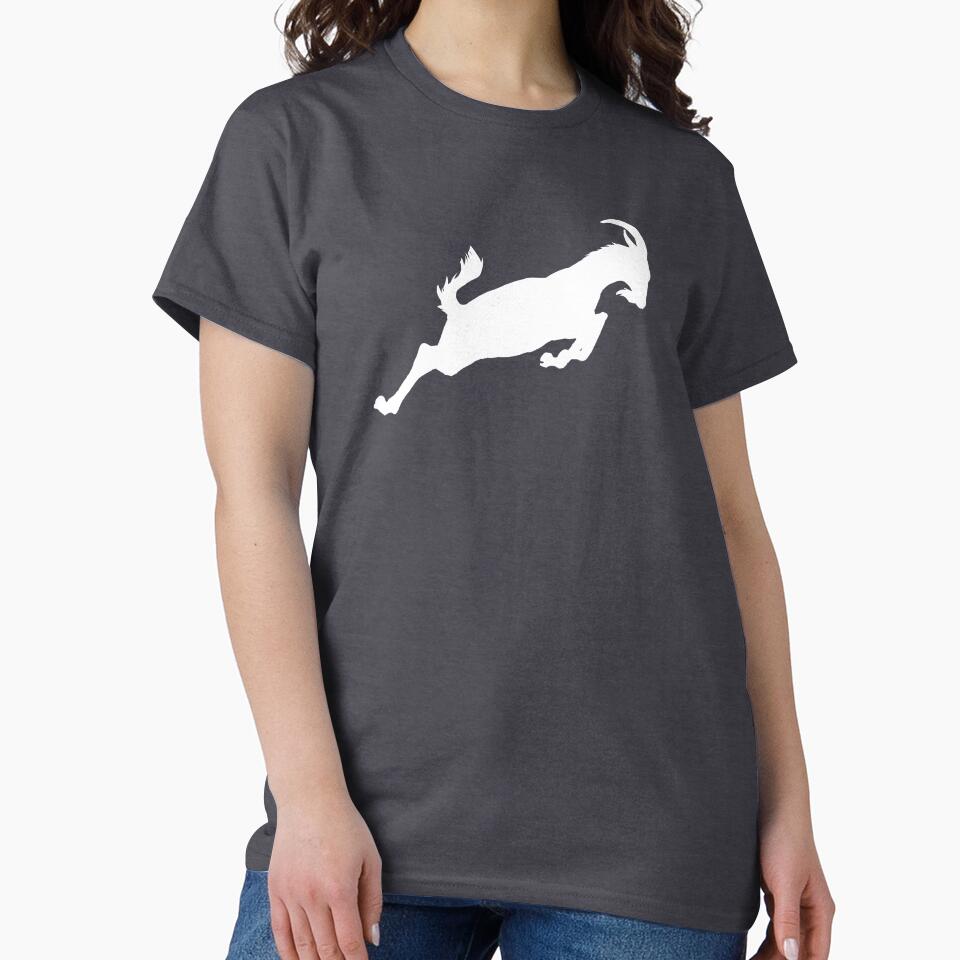 Leaping Goat Silhouette by Pixelvania
