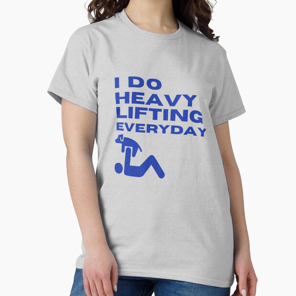Funny dog gym workout lover daily life. I do heavy lifting everyday. by VieBelieve