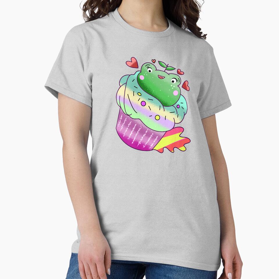 Cute pink Kawaii froggie cupcake by Quacktails