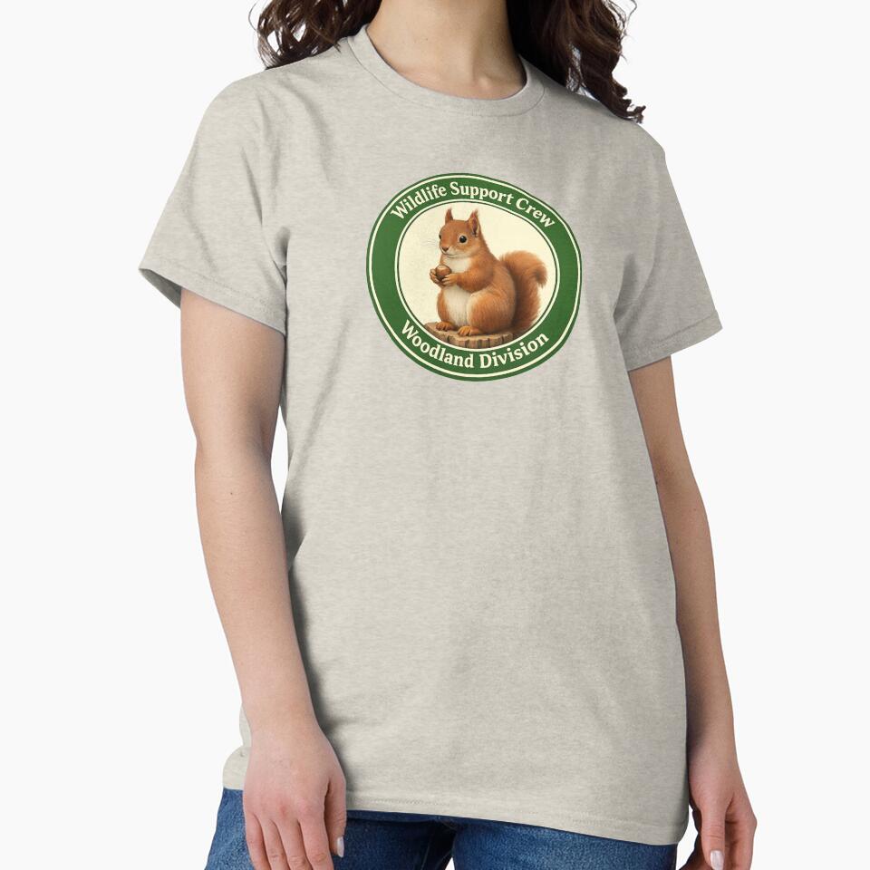 Wildlife Support Crew Woodland Division Red Squirrel Badge by ChirpInc