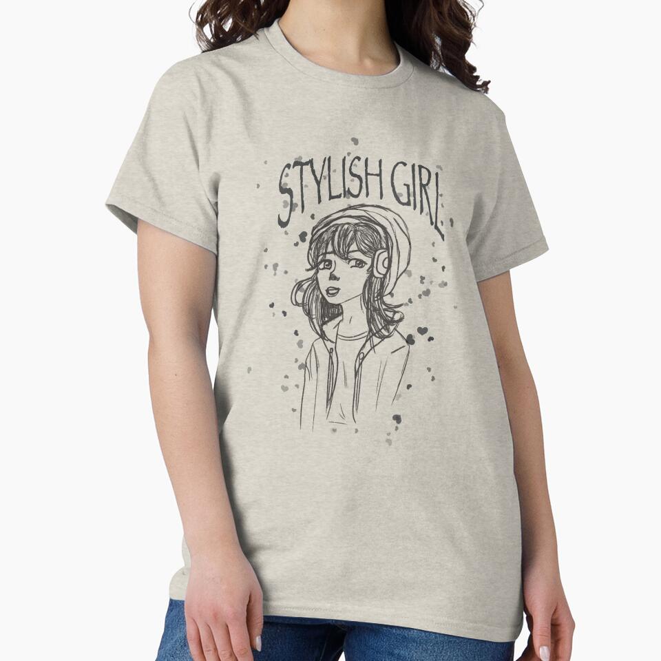 Stylish girl by Xatutik.art