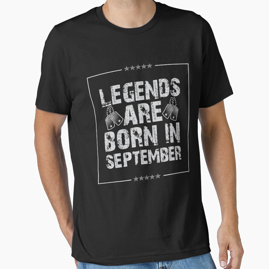 Legends Are Born In September Birthday Shirt Vintage by Orange Pieces
