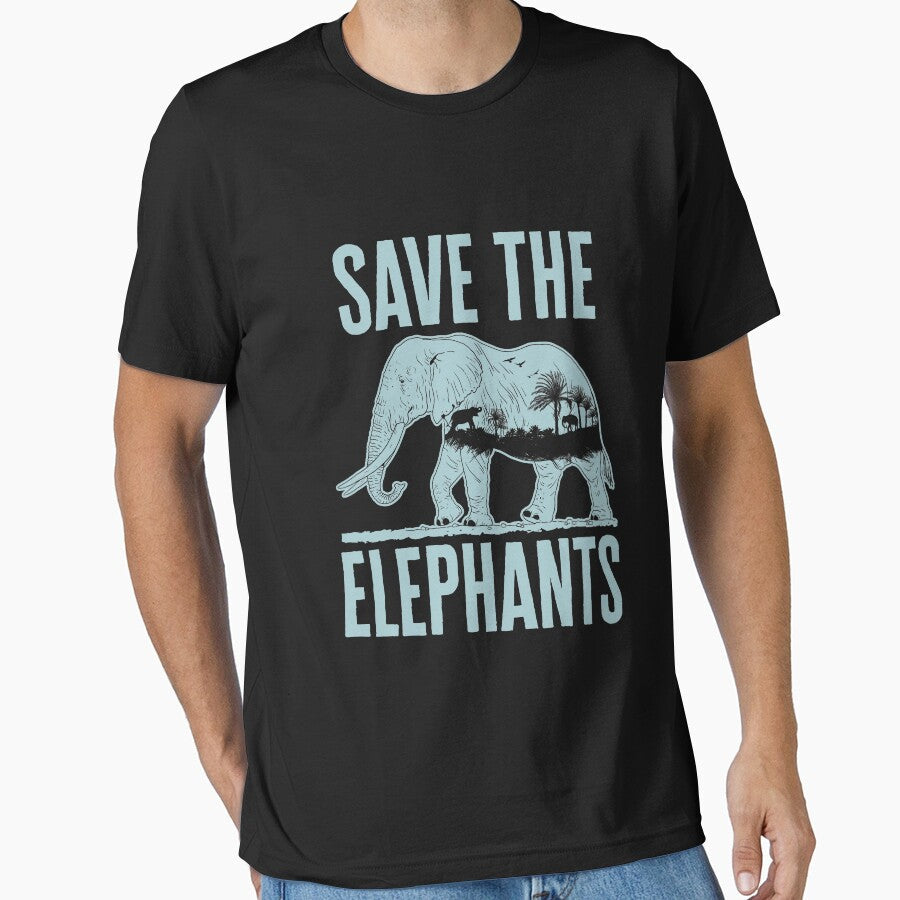 Save the Elephants Edo Aesthetic Elephant Lover by jaygo