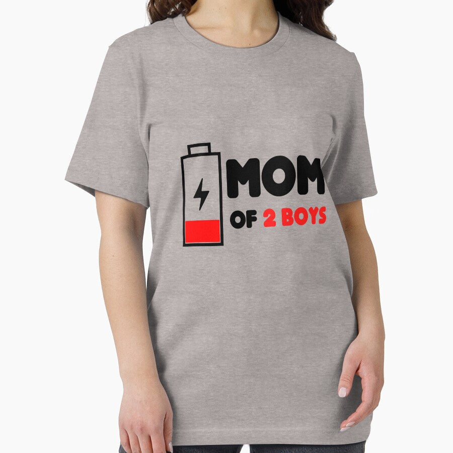 Funny Mom of 2 Boys Present from Son Mothers Day Birthday Women by BOHOVIN
