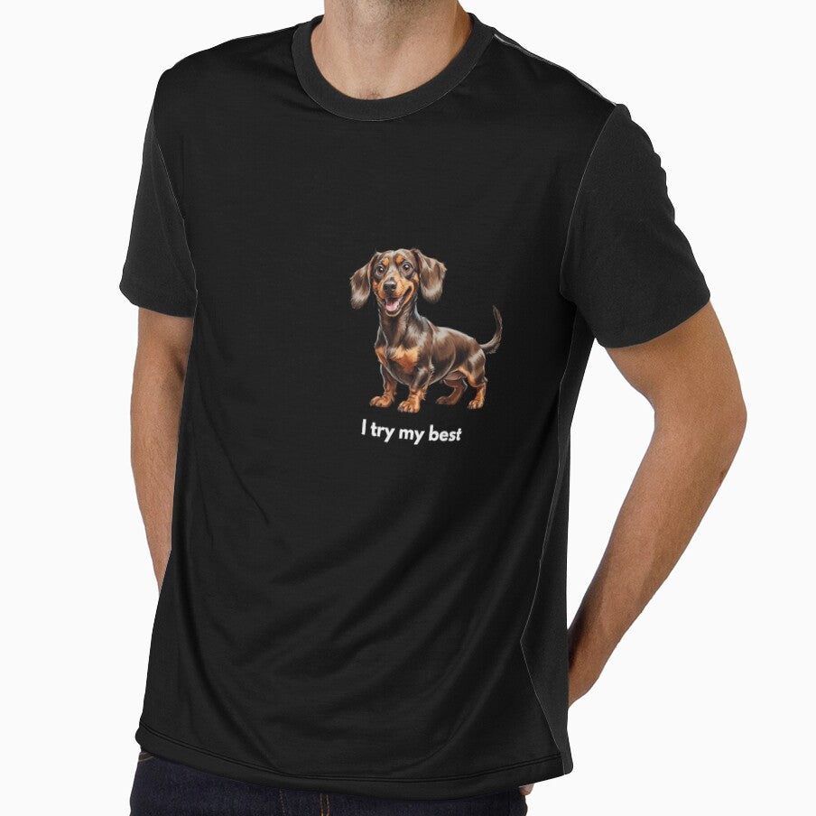 I Try My Best – Scruffy Dog Illustration by PAPIRO SIGLO XXI