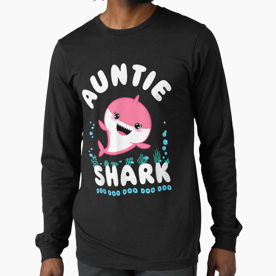 Auntie Shark Kawaii Gift by venitamara