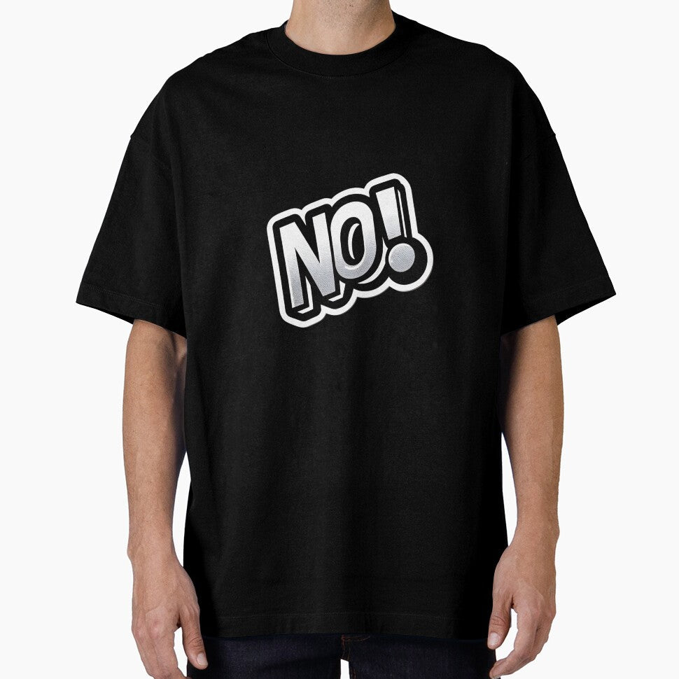 NO! Statement sticker design by togetherShirts