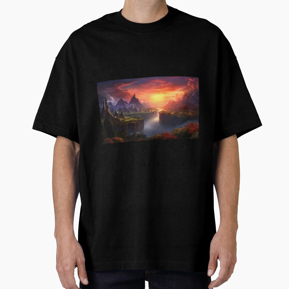 Fantasy Landscape - Sunset Canyon by Fantasy Masterpiece