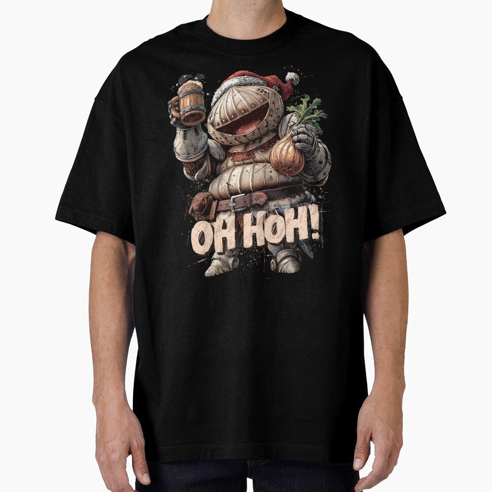 Onion Knight Santa Jolly Traveler Christmas Gaming Print Design by Senpaiwaves